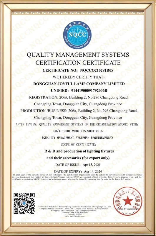 Certificado ISO